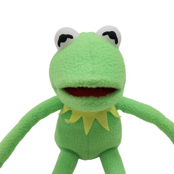 Disney The Mappets Kermet The Frog Plush Stuffed Animal 14in Green Collectible - Picture 3 of 10